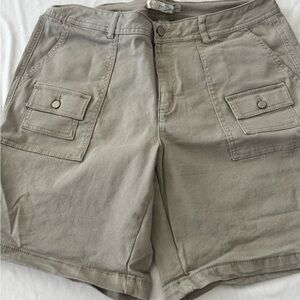 Khaki Cargo Shorts